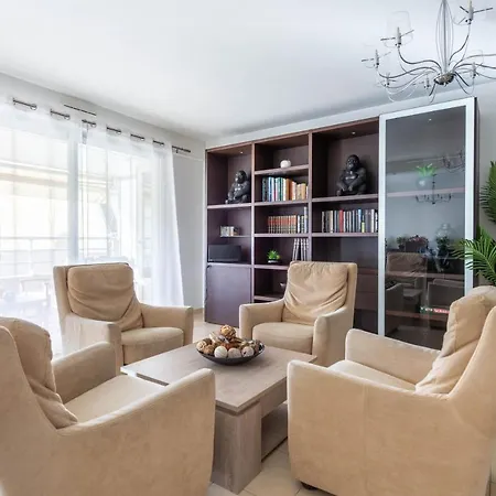 公寓 Heart Of Nice- Modern Elegant 2br Flat Big Terrace 尼斯